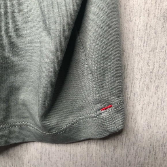 XiRENA Women’s Top Size M Blouson Sleeve Loose Fit Boxy Oversized Gray Green USA - Picture 6 of 14